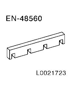 Holdeplate for dyser