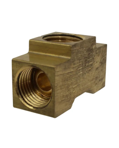 Fitting tee 5/8" if hun x 3 for 3/8" rør