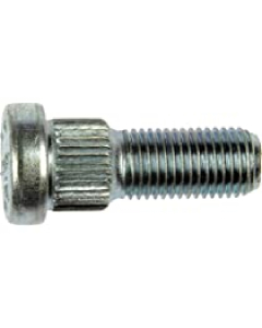 Hjulbolt 7/16" .564" knurl, 1-5/16" lang