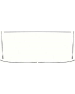Windshield molding kit, 65-67 chev fs