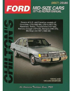 Reparasjonshåndbok ford mid size '71-85