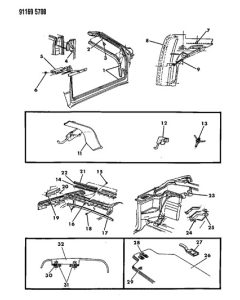Festeplate for convertible trekk