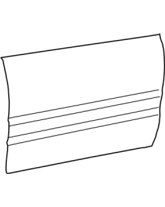 Dør panel venstre foran '02-10 dodge ram