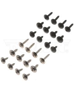 Skrue assortement sort og krom