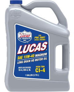 Lucas mineral motor olje 15W-40. CI-4 Spesifikasjoner.