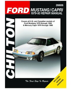 Reparasjonshåndbok mustang '89-93