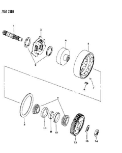 Gear set, a413,a470,a670
