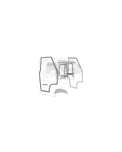 Dørpakninger, front, par, chevrolet g10 71-95