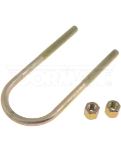 U-bolt 7/16" x 6-1/2" x 2-1/2" rund m/ muttere
