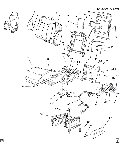 Sete, fører blått '95-96 chevrolet ck 16-53