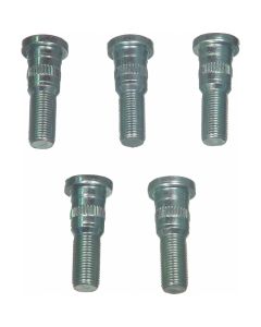 Hjulbolt 1/2" .625" knurl, 1-25/32" lang bruk 610-210