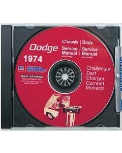 Shop manual cd 1974 dodge passenger