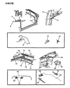 Festeplate for convertible trekk