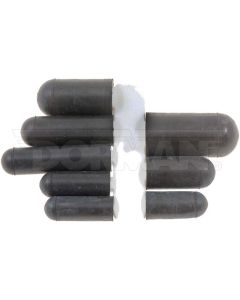 Vacuum lokk assortment, black rubber