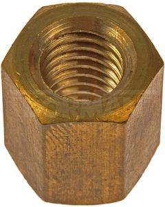 Mutter, 3/8"-16 brass