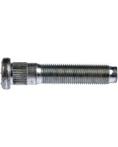 Hjulbolt 9/16" .625" knurl, 2-29/32" lang