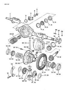 Styringspinne for drivaksel '84-93 mopar