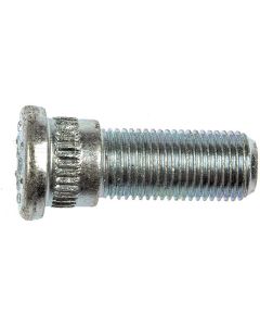 Hjulbolt 1/2" .625" knurl, 1-1/2" lang