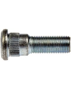 Hjulbolt 1/2" .668" knurl, 1-3/4" lang