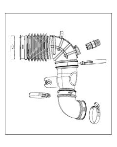Slange luftintak mopar 2,8 diesel