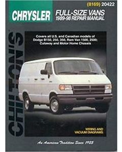 Reparasjonshåndbok dodge van '89-91