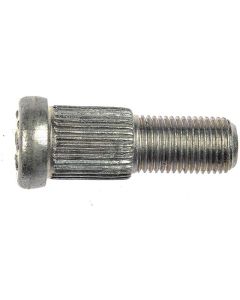 Hjulbolt 1/2" .625" knurl, 1-5/8" lang